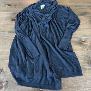 Peyton Jensen Black Women's Sweater Wrap/Cardigan